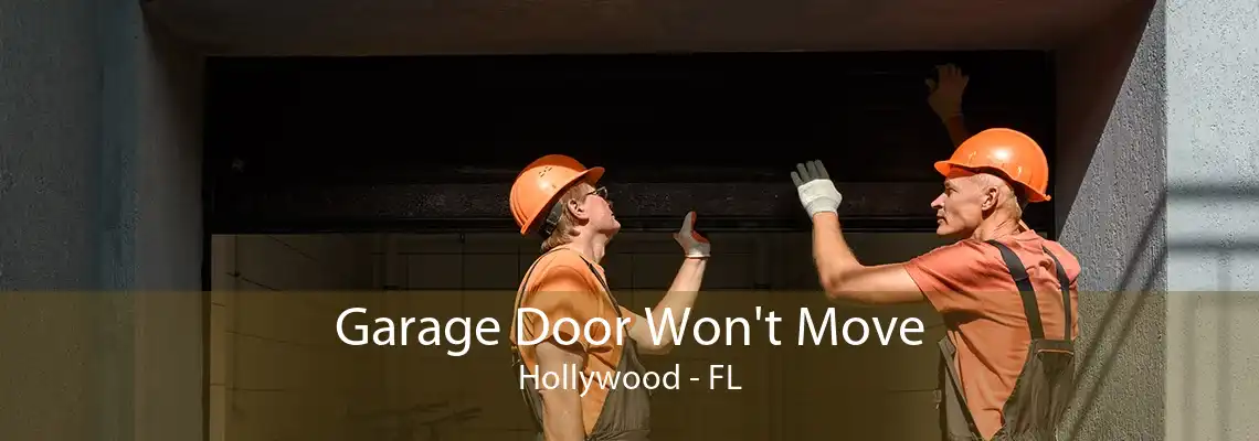 Garage Door Won't Move Hollywood - FL