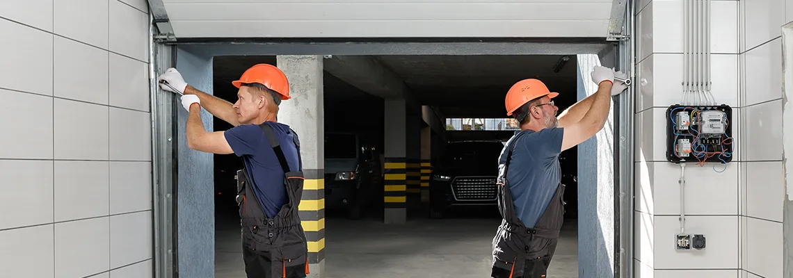 Wooden Garage Door Frame Repair in Hollywood, Florida